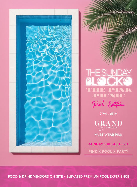 Sunday Blocko: Pink Picnic (Pool Event)